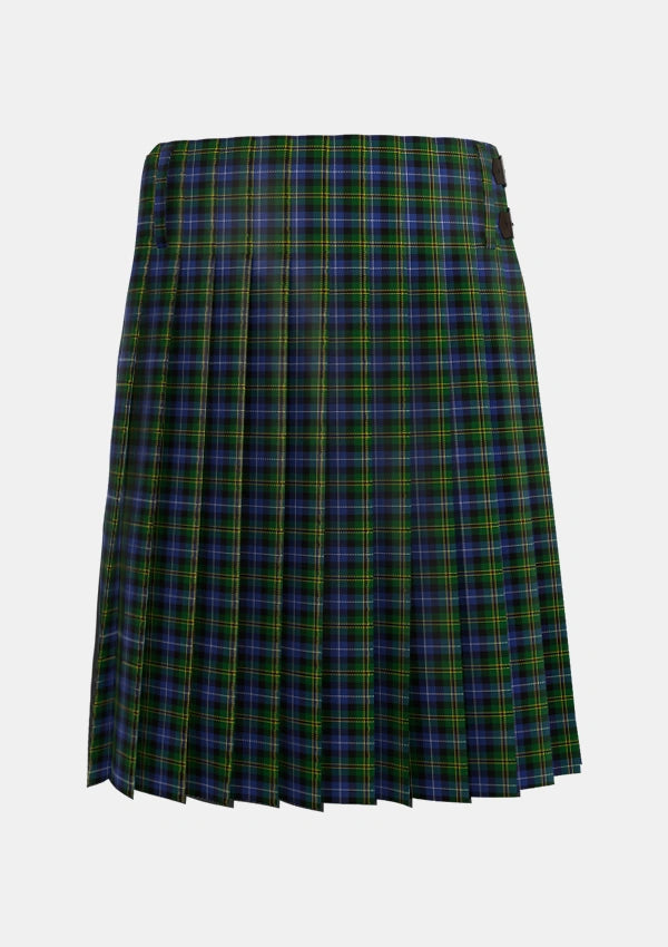 Traditional_Dyce_3_Tartan_1266_kilt_back_image_with_pleated_design_and_adjustable_buckles_for_men