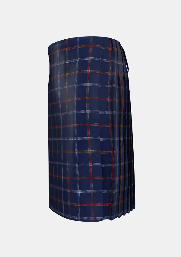 Traditional_Easton_Tartan_kilt_left_image_with_pleated_design_and_adjustable_buckles_for_men