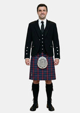 Traditional_Evans_tartan_5732_Kilt_and_Argyle_Jacket_Kilt_Outfits_front_image