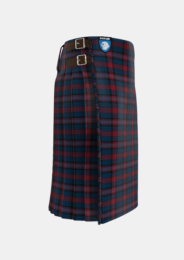 Traditional_Evans_tartan_right_image_with_pleated_design_and_adjustable_buckles_for_men