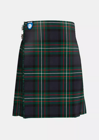 Traditional_Farquharson_Modern_Tartan_kilt_front_image_with_pleated_design_and_adjustable_buckles_for_men