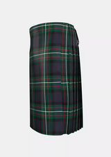 Traditional_Farquharson_Modern_Tartan_kilt_left_image_with_pleated_design_and_adjustable_buckles_for_men