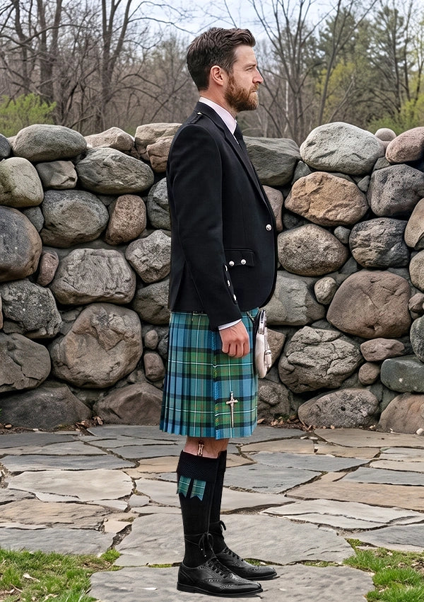 Traditional_Ferguson_Ancient_Tartan_Kilt_and_Argyle_Jacket_Kilt_Outfit_right_image