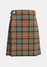 Traditional_Ferguson_Weathered_Tartan_kilt_front_image_with_pleated_design_and_adjustable_buckles_for_men