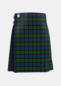 Traditional_Ferguson_of_Balquhidder_Tartan_738_kilt_front_image_with_pleated_design_and_adjustable_buckles_for_men
