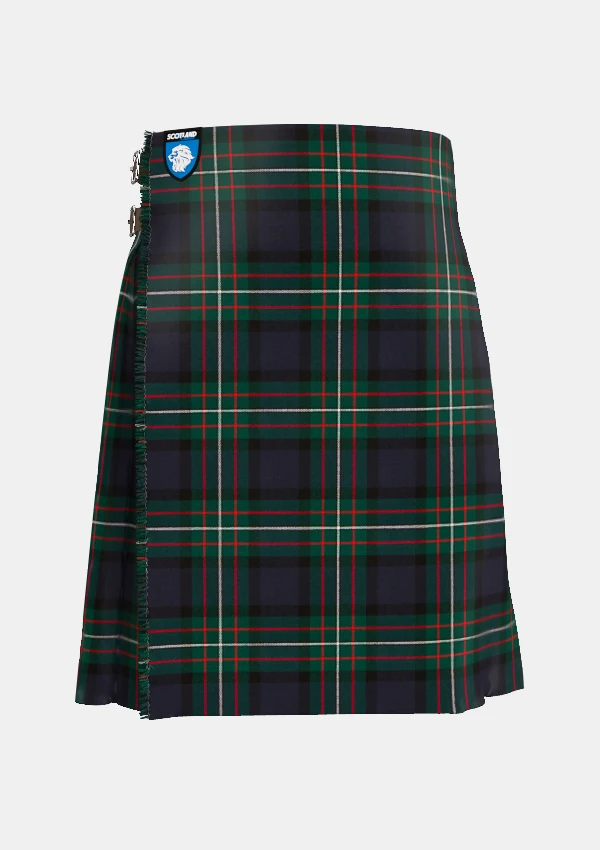 Traditional_Ferguson_tartan_front_image_with_pleated_design_and_adjustable_buckles_for_men