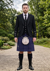 Traditional_Fleming_Tartan_2531_Kilt_and_Argyle_Jacket_Kilt_Outfit_front_image
