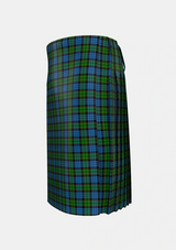 Traditional_Fletcher_2_Tartan_257_kilt_left_image_with_pleated_design_and_adjustable_buckles_for_men