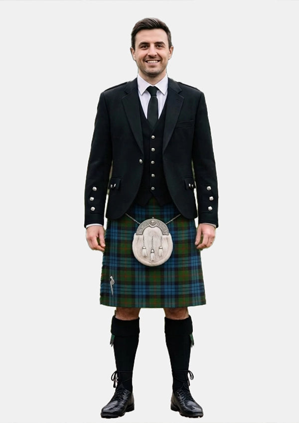 Traditional_Fletcher_tartan_272_Kilt_and_Argyle_Jacket_Kilt_Outfits_front_image