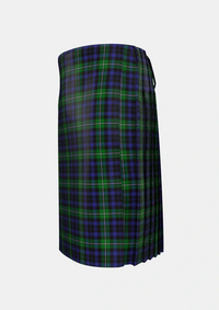 Traditional_Forbes_Ancient_Tartan_212_kilt_left_image_with_pleated_design_and_adjustable_buckles_for_men