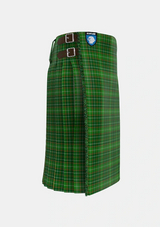 Traditional_Forrester_Foster_Hunting_Tartan_2385_kilt_right_image_with_pleated_design_and_adjustable_buckles_for_men