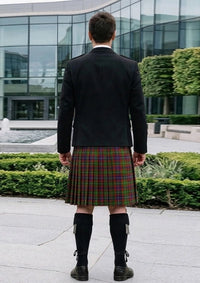 Traditional_Forrester_Tartan_2386_Kilt_and_Argyle_Jacket_Kilt_Outfit_back_image