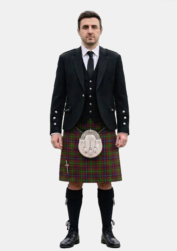 Traditional_Forrester_Tartan_2386_Kilt_and_Argyle_Jacket_Kilt_Outfits_front_image