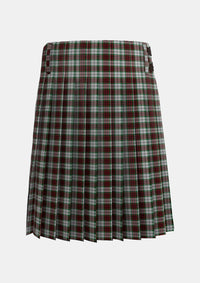 Traditional_Fraser_Dress_Tartan_1228_kilt_back_image_with_pleated_design_and_adjustable_buckles_for_men