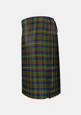 Traditional_Fraser_Hunting_1_Tartan_1659_kilt_left_image_with_pleated_design_and_adjustable_buckles_for_men