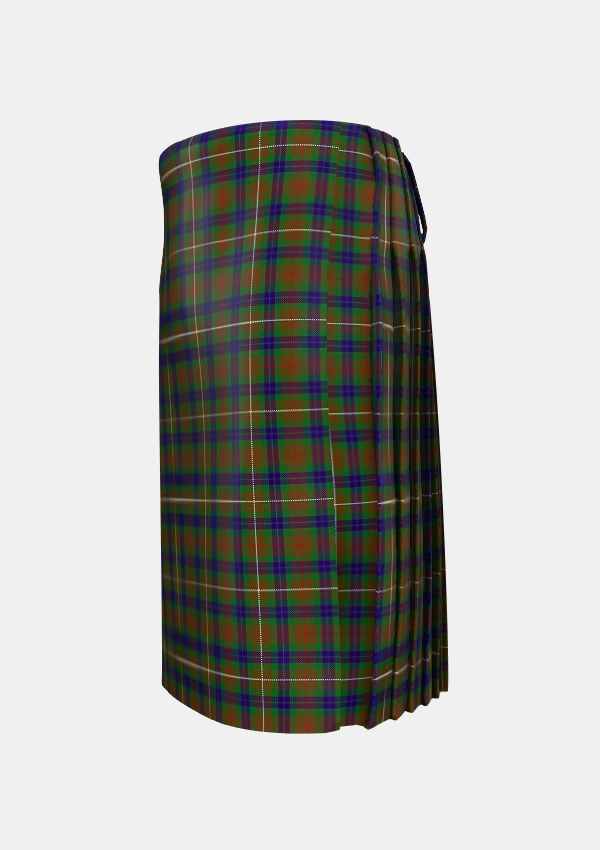 Traditional_Fraser_Hunting_1_Tartan_1659_kilt_left_image_with_pleated_design_and_adjustable_buckles_for_men