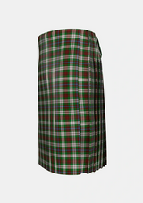 Traditional_Fraser_Hunting_Dress_Tartan_603_kilt_left_image_with_pleated_design_and_adjustable_buckles_for_men