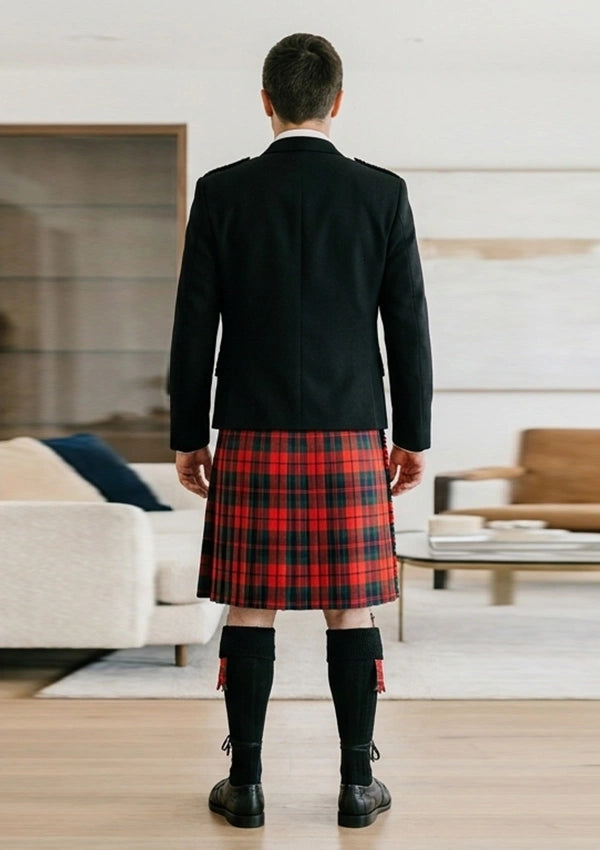 Traditional_Fraser_Tartan_Kilt_and_Argyle_Jacket_Kilt_Outfit_back_image