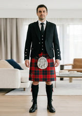 Traditional_Fraser_Tartan_Kilt_and_Argyle_Jacket_Kilt_Outfit_front_image
