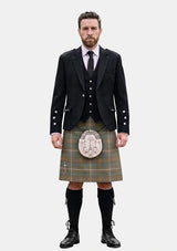Traditional_Fraser_Weathered_Tartan_Kilt_and_Argyle_Jacket_Kilt_Outfits_front_image