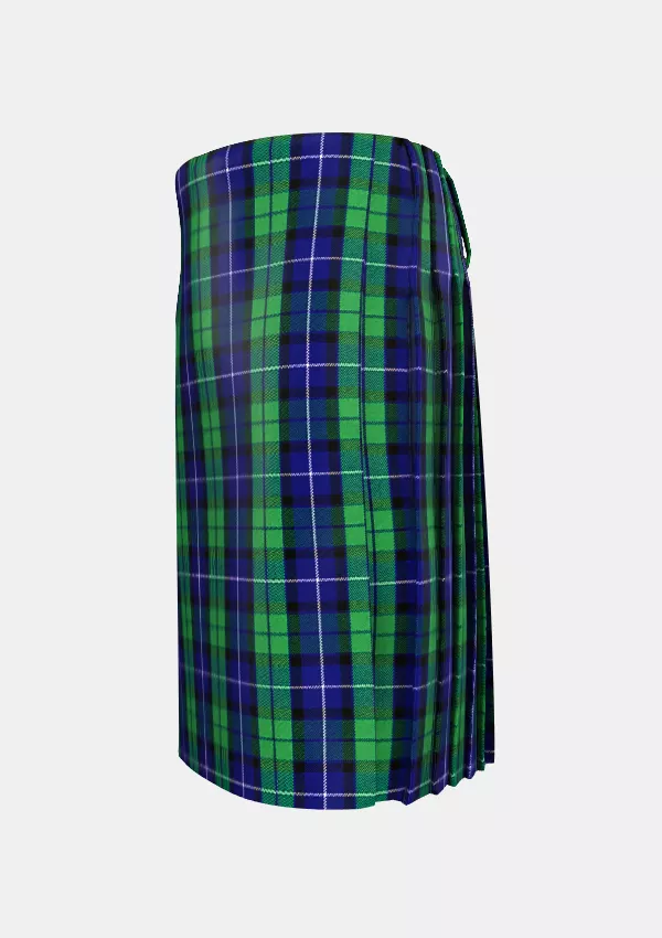 Traditional_Freedom_Tartan_kilt_left_image_with_pleated_design_and_adjustable_buckles_for_men