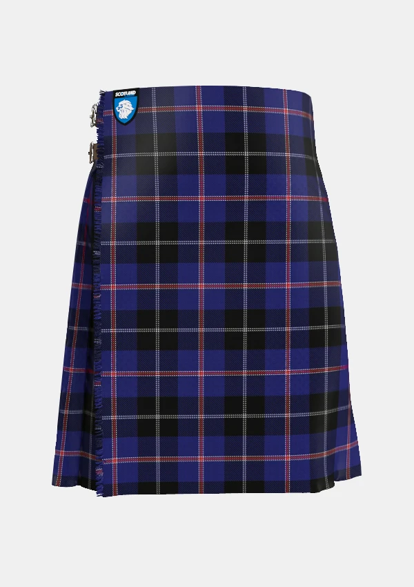 Traditional_Fuller_of_Hopewell_Tartan_kilt_front_image_with_pleated_design_and_adjustable_buckles_for_men