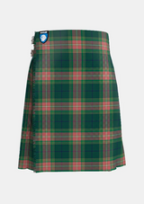 Traditional_Gallagher_Ancient_Tartan_kilt_4053_front_image_with_pleated_design_and_adjustable_buckles_for_men