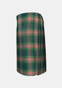 Traditional_Gallagher_Ancient_Tartan_kilt_4053_left_image_with_pleated_design_and_adjustable_buckles_for_men
