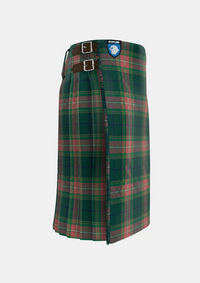 Traditional_Gallagher_Ancient_Tartan_kilt_4053_right_image_with_pleated_design_and_adjustable_buckles_for_men