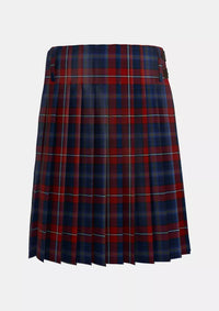 Traditional_Galway_County_Crest_Range_Tartan_3085_kilt_back_image_with_pleated_design_and_adjustable_buckles_for_men