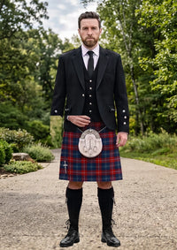 Traditional_Galway_County_Crest_Range_Tartan_Kilt_and_Argyle_Jacket_Kilt_Outfit_front_image