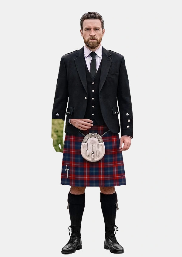 Traditional_Galway_County_Crest_Range_Tartan_Kilt_and_Argyle_Jacket_Kilt_Outfits_front_image