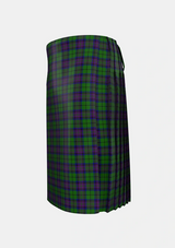 Traditional_Gary_Garry_Personal_Tartan_4189_kilt_left_image_with_pleated_design_and_adjustable_buckles_for_men