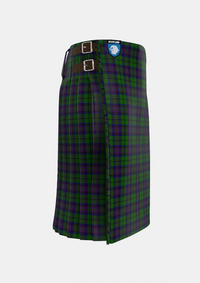 Traditional_Gary_Garry_Personal_Tartan_4189_kilt_right_image_with_pleated_design_and_adjustable_buckles_for_men