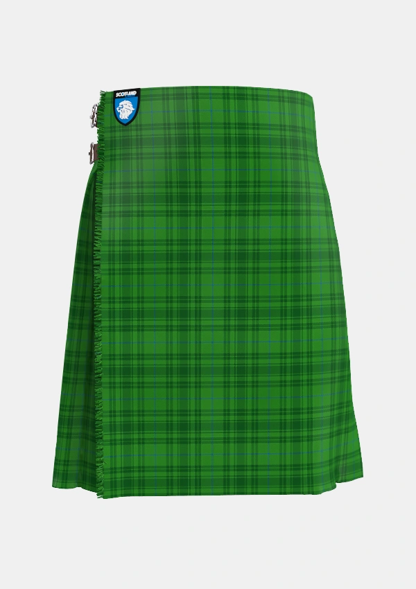 Traditional_Gates_Hunting_Tartan_6263_kilt_front_image_with_pleated_design_and_adjustable_buckles_for_men