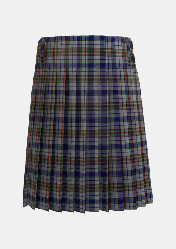 Traditional_Gayre_Hunting_Tartan_165_kilt_back_image_with_pleated_design_and_adjustable_buckles_for_men