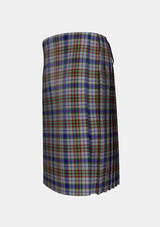 Traditional_Gayre_Hunting_Tartan_165_kilt_left_image_with_pleated_design_and_adjustable_buckles_for_men