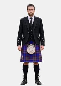 Traditional_Gemmell_of_Dumfries_Galloway_Tartan_Kilt_and_Argyle_Jacket_Kilt_Outfits_front_image