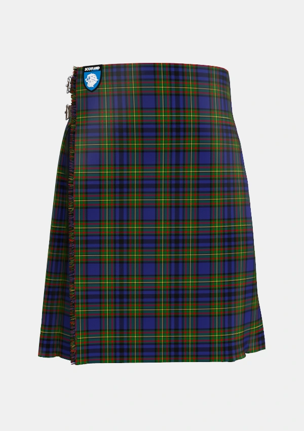 Traditional_Gillies_1_Tartan_324_kilt_front_image_with_pleated_design_and_adjustable_buckles_for_men