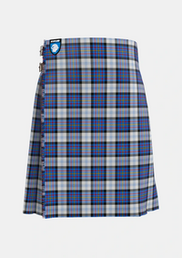 Traditional_Gillies_Dress_Blue_Tartan_637_kilt_front_image_with_pleated_design_and_adjustable_buckles_for_men