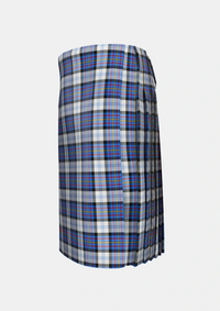 Traditional_Gillies_Dress_Blue_Tartan_637_kilt_left_image_with_pleated_design_and_adjustable_buckles_for_men