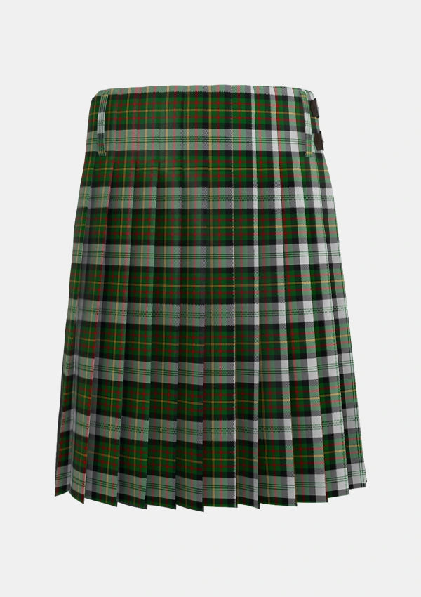Traditional_Gillies_Dress_Green_Tartan_638_kilt_back_image_with_pleated_design_and_adjustable_buckles_for_men
