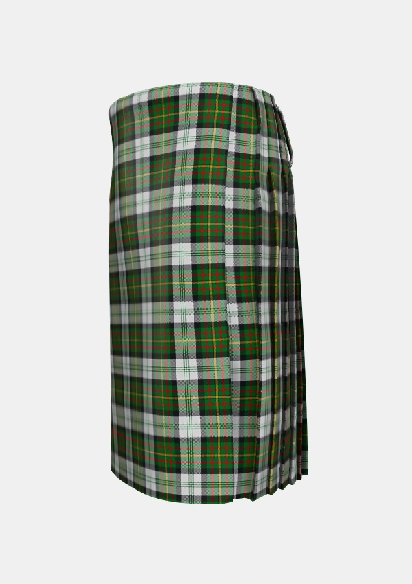 Traditional_Gillies_Dress_Green_Tartan_638_kilt_left_image_with_pleated_design_and_adjustable_buckles_for_men