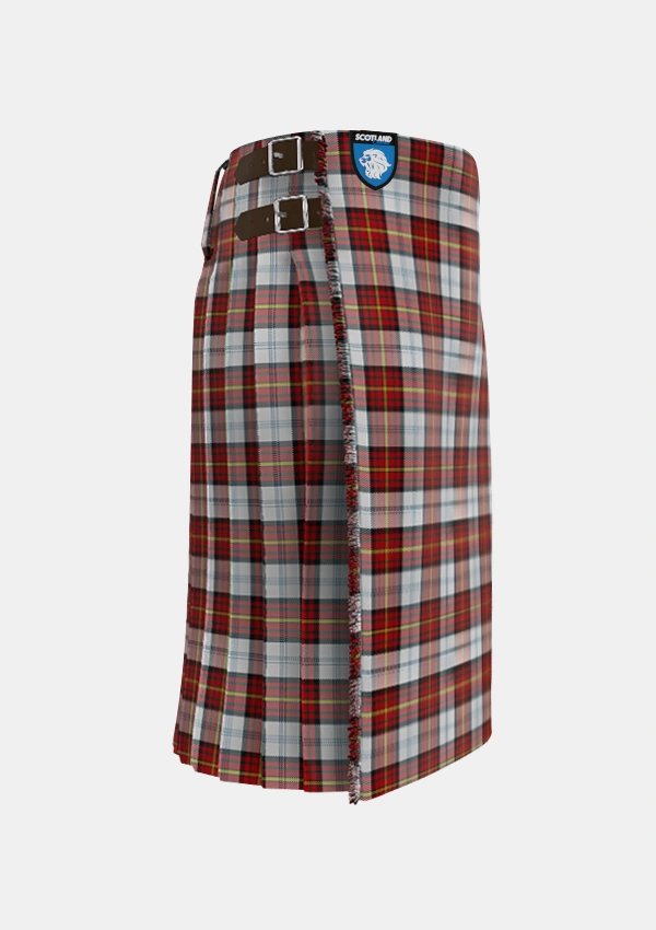 Traditional_Gillies_Red_Dress_Tartan_639_kilt_right_image_with_pleated_design_and_adjustable_buckles_for_men