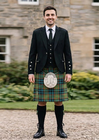Traditional_Gillies_tartan_324_Kilt_and_Argyle_Jacket_Kilt_Outfit_front_image