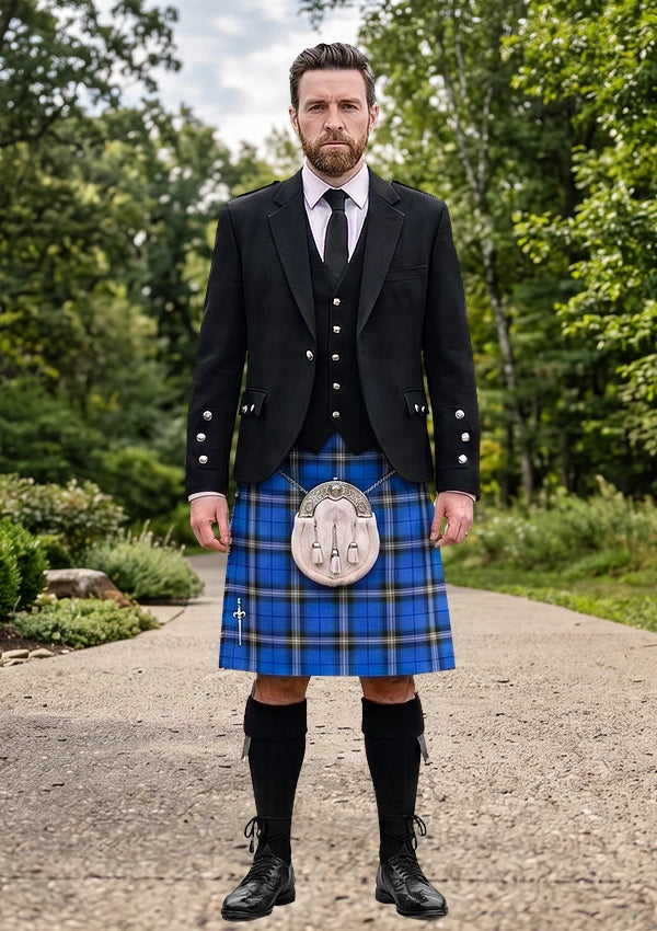 Traditional_Glasgow_University_Tartan_Kilt_and_Argyle_Jacket_Kilt_Outfit_front_image
