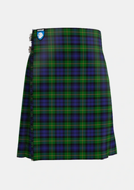 Traditional_Gordon_2_Tartan_223_kilt_front_image_with_pleated_design_and_adjustable_buckles_for_men