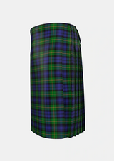 Traditional_Gordon_2_Tartan_223_kilt_left_image_with_pleated_design_and_adjustable_buckles_for_men