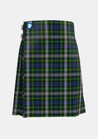 Traditional_Gordon_Dress_2_Tartan_305_kilt_front_image_with_pleated_design_and_adjustable_buckles_for_men