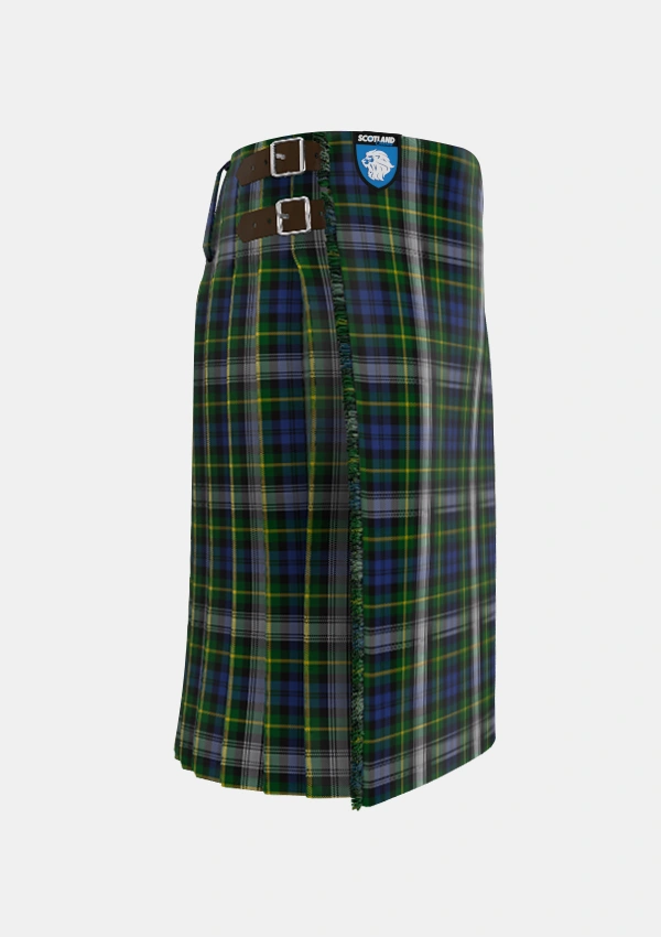 Traditional_Gordon_Dress_2_Tartan_305_kilt_right_image_with_pleated_design_and_adjustable_buckles_for_men